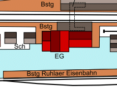 Gleisplan Bahnhof Wutha