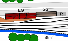 Gleisplan Bahnhof Ruhla